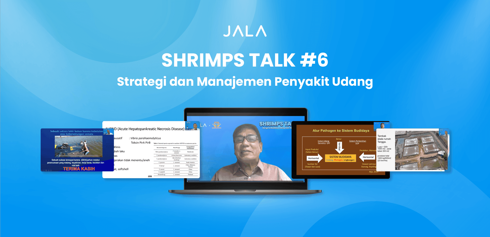 Bersama Belajar Tangani Penyakit Udang bersama SHRIMPS TALK #6